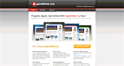 Desktop Screenshot of agentweb.my